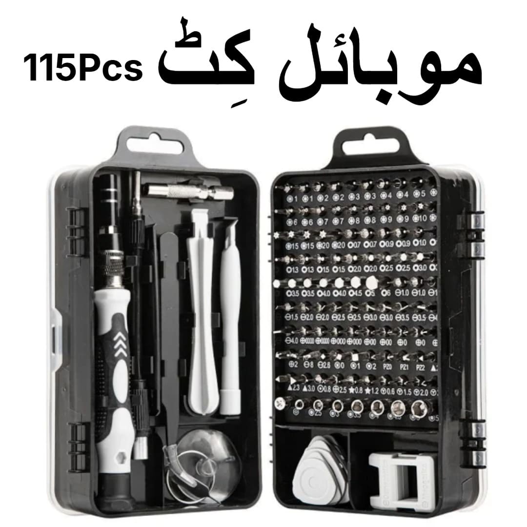 115 Pcs Mobile Repair Tool Kit – Phone Repair Precision Screwdriver Set and Electronics Repair Tools