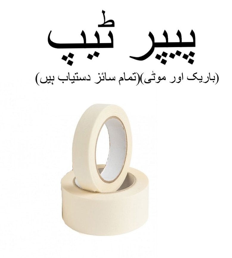 Paper Masking Tape ? High Quality Painter?s Tape in 1 Inch & 2 Inch Widths for Painting & Packaging
