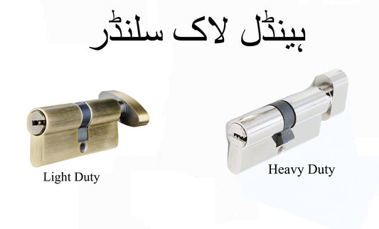 Door Handle Lock Cylinder ? Metal & Heavy Duty Brass Variants