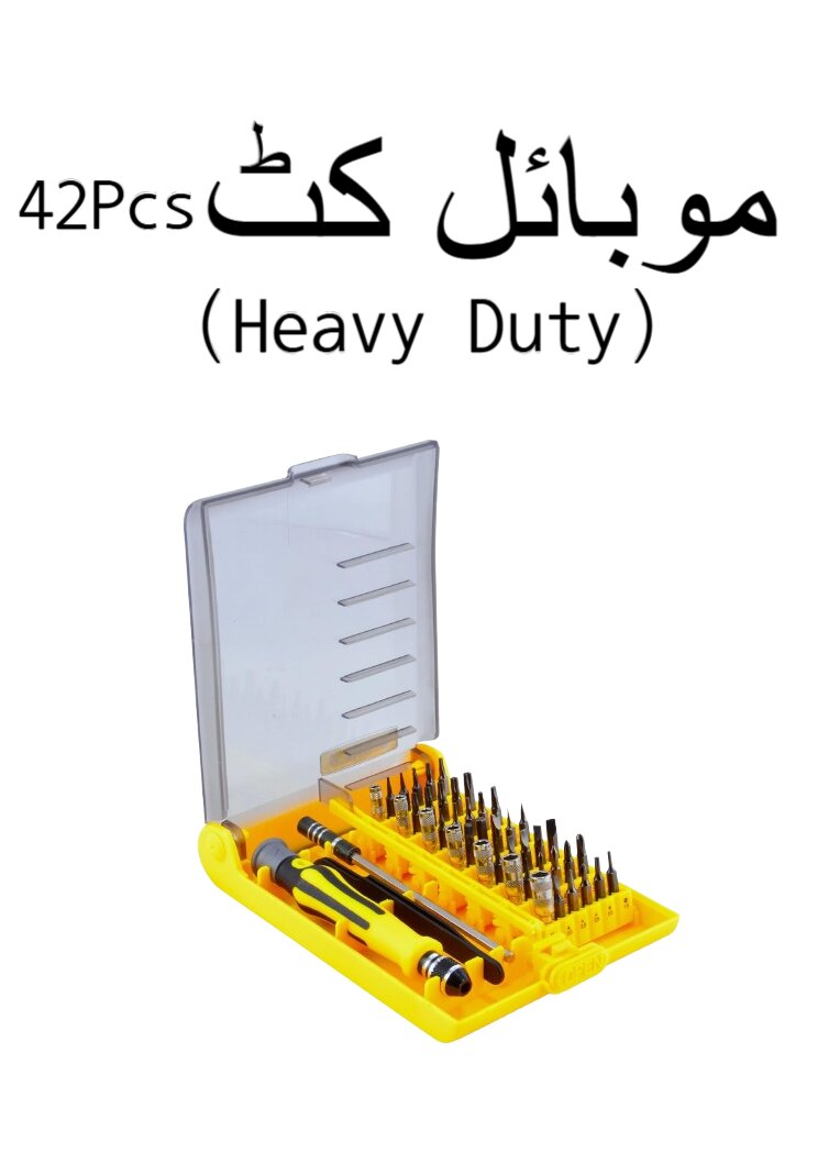 42piece mobile repair toolkitmobile kit  heavy duty screwdriver  opening set for smartphones
