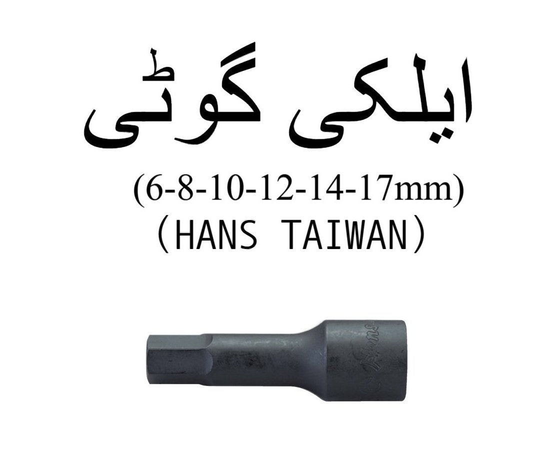 allenkey socket 6mm to 17mm original taiwan