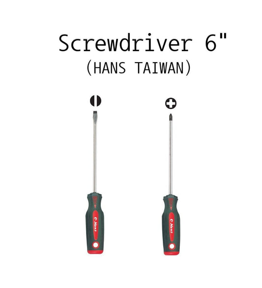 6inch phillips and flathead screwdriver original taiwan