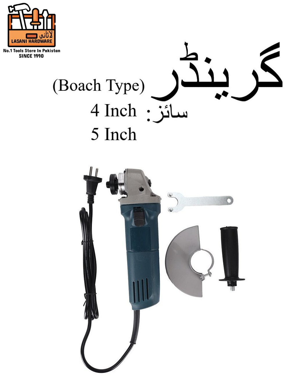 Angle Grinder (4Inch) Blue ? Versatile Grinding and Cutting Tool