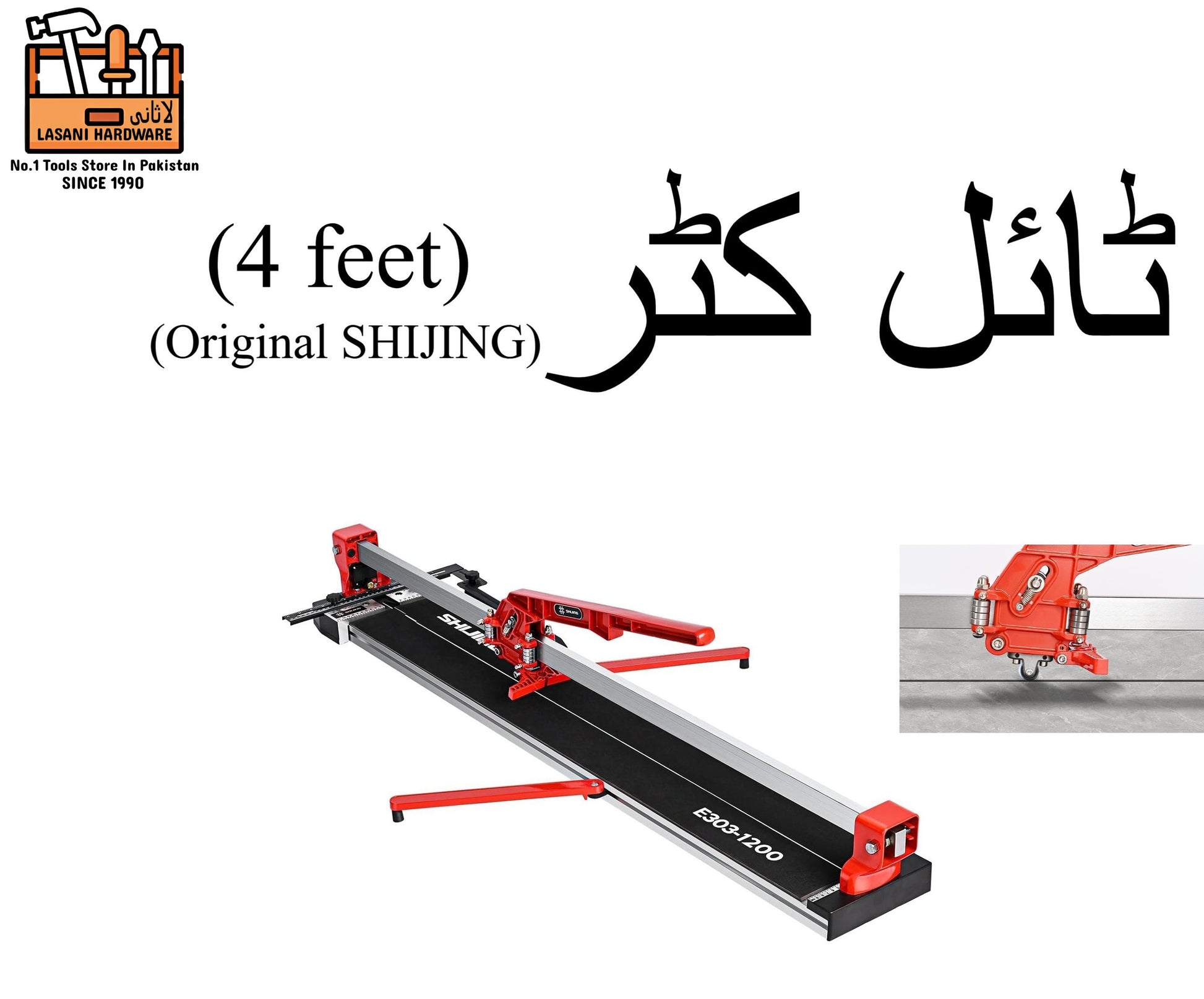 Heavy Duty Tile Cutter (4 Feet) ? Shijing Manual Tile Cutting Machine for Precision Work