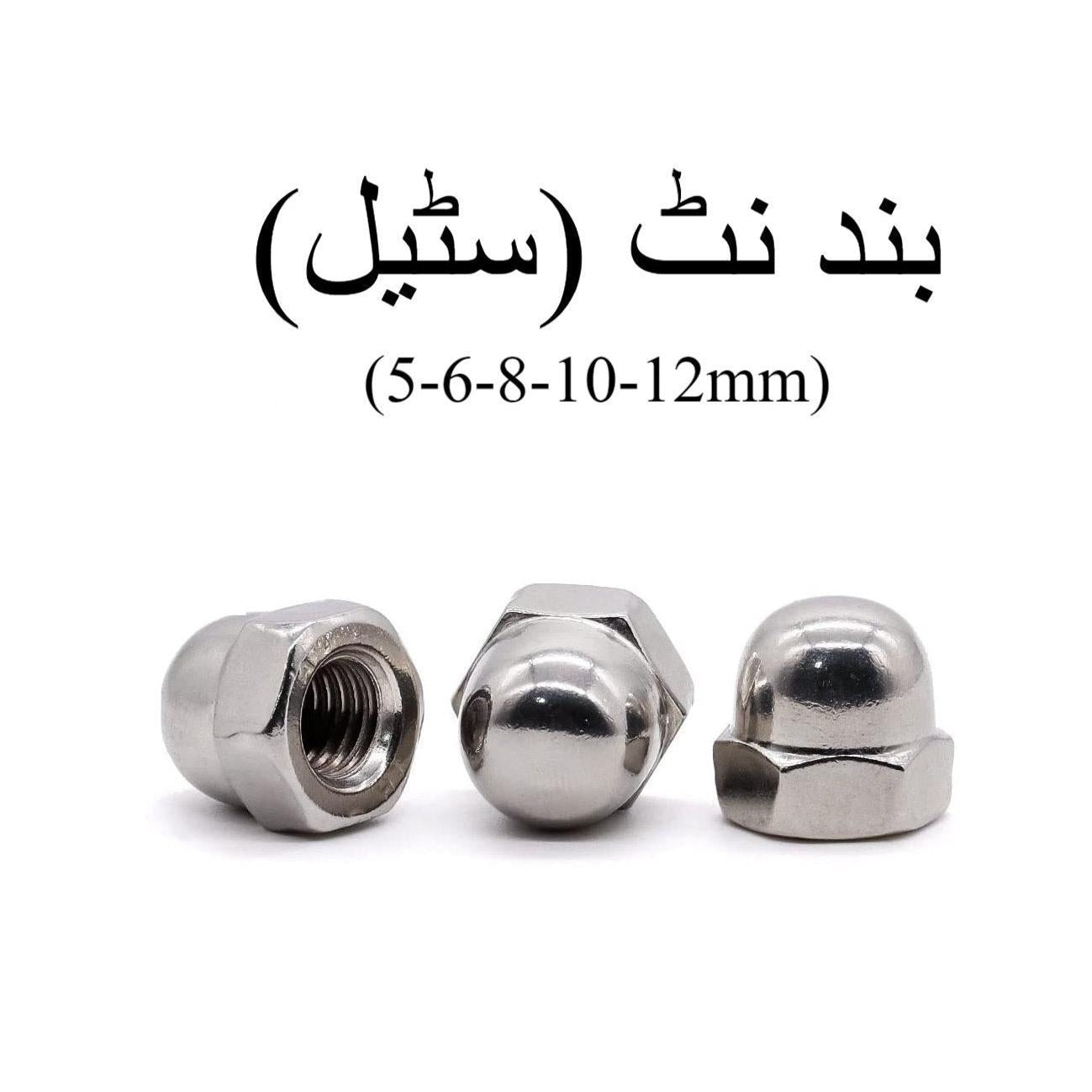 Stainless Steel SS Cap Nut (6-8-10-12mm) ? Corrosion-Resistant Dome Nuts for Secure Fastening